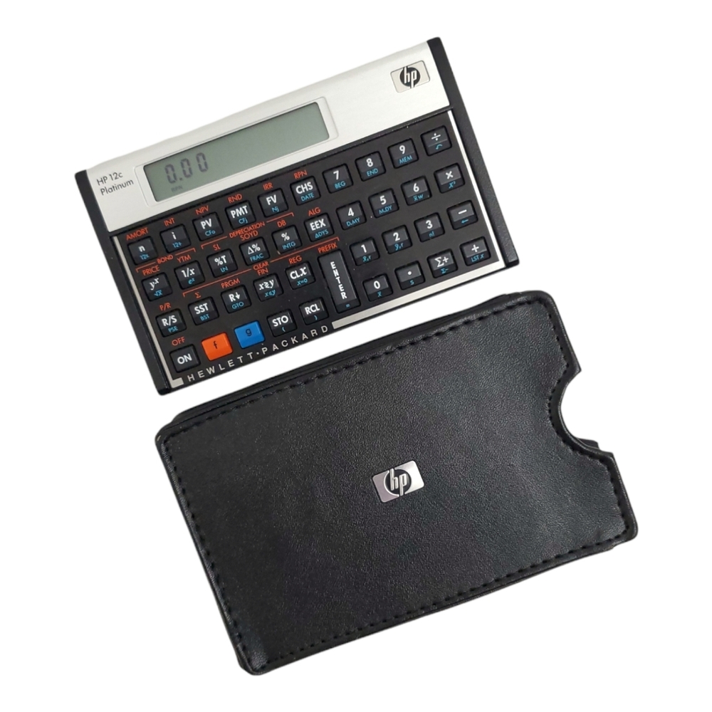 VTG Hewlett Packard HP 12C Platinum 25th Anniversary Financial Calculator